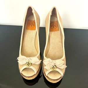 Tory Burch Peep toe Jackie Espadrille